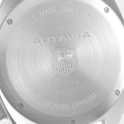 Tag Heuer Silver Stainless Steel Autavia Automatic Chronograph CY2110 Men's Wristwatch 43 MM For Men -Tag Heuer Sales Shop luxury men tag heuer used watches p633936 005