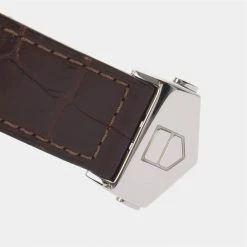 Tag Heuer White Stainless Steel Carrera Caliber 16 Chronograph CV2110-0 Men's Wristwatch 39 MM For Men -Tag Heuer Sales Shop luxury men tag heuer used watches p634488 009