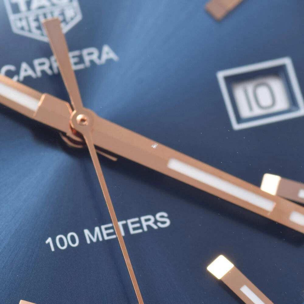 Tag Heuer Blue Stainless Steel Carrera WAR1112 Men's Wristwatch 39 MM For Men 5 Tag Heuer Blue Stainless Steel Carrera WAR1112 Men's Wristwatch 39 MM For Men - Image 5