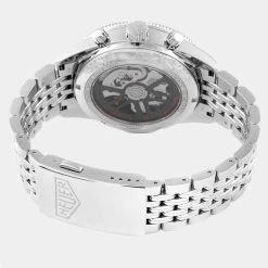 Tag Heuer Black Stainless Steel Autavia Heritage Calibre Heuer 02 CBE2110 Men's Wristwatch 42 MM For Men -Tag Heuer Sales Shop luxury men tag heuer used watches p641126 006