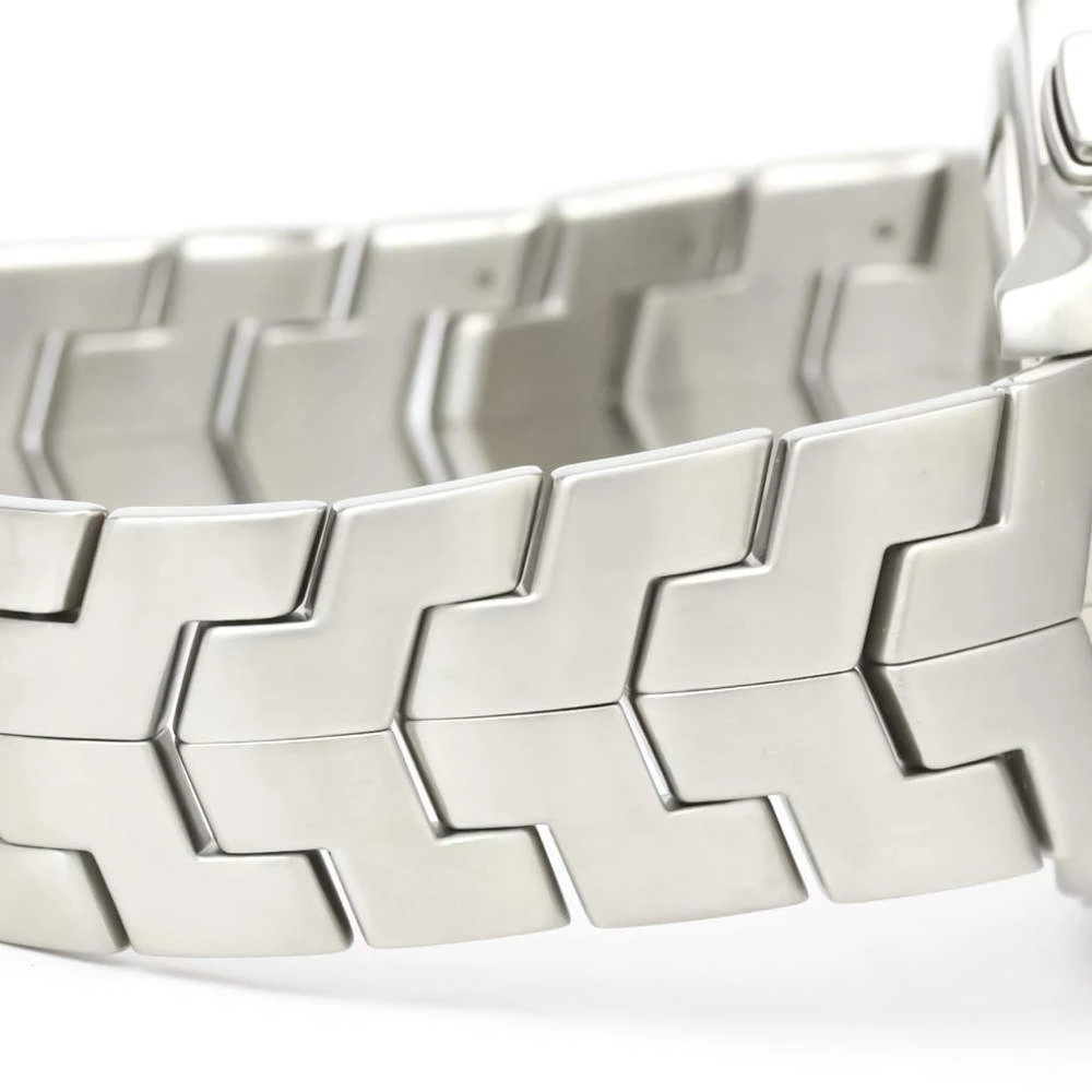 Tag Heuer Silver Stainless Steel Link Calibre S CAT7011 Quartz Men's Wristwatch 43 MM For Men 8 Tag Heuer Silver Stainless Steel Link Calibre S CAT7011 Quartz Men's Wristwatch 43 MM For Men - Image 8