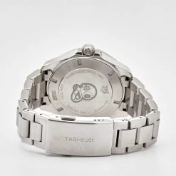 Tag Heuer Brown Stainless Steel Aquaracer Calibre 5 WAY2018.BA0927 Men's Wristwatch 43MM For Men -Tag Heuer Sales Shop luxury men tag heuer used watches p651869 003