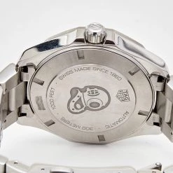 Tag Heuer Brown Stainless Steel Aquaracer Calibre 5 WAY2018.BA0927 Men's Wristwatch 43MM For Men -Tag Heuer Sales Shop luxury men tag heuer used watches p651869 004