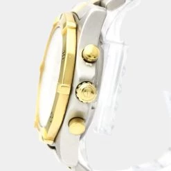 Tag Heuer White Gold Plated Stainless Steel 2000 Classic Professional Quartz Chronograph CK1121 Men's Wristwatch 37 Mm For Men -Tag Heuer Sales Shop luxury men tag heuer used watches p654304 004