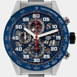 Tag Heuer Black Stainless Steel Carrera Red Bull Racing CAR2A1K Men's Wristwatch 45 Mm For Men -Tag Heuer Sales Shop luxury men tag heuer used watches p655018 004