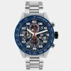 Tag Heuer Black Stainless Steel Carrera Red Bull Racing CAR2A1K Men's Wristwatch 45 Mm For Men