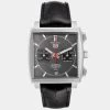 Tag Heuer Grey Stainless Steel Monaco Limited Edition CAW211J Men's Wristwatch 39 Mm For Men