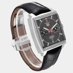Tag Heuer Grey Stainless Steel Monaco Limited Edition CAW211J Men's Wristwatch 39 Mm For Men 14 Tag Heuer Grey Stainless Steel Monaco Limited Edition CAW211J Men's Wristwatch 39 Mm For Men -Tag Heuer Sales Shop luxury men tag heuer used watches p655027 009