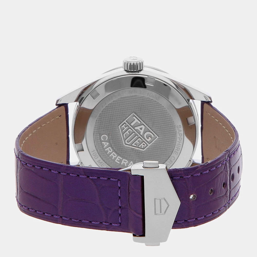 Tag Heuer Purple Stainless Steel Carrera WBK1314.FC8261 Men's Wristwatch 36 Mm For Men 3 Tag Heuer Purple Stainless Steel Carrera WBK1314.FC8261 Men's Wristwatch 36 Mm For Men - Image 3
