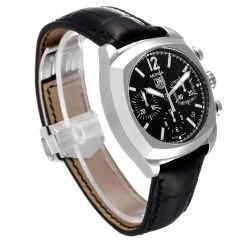Tag Heuer Black Stainless Steel Monza Chronograph CR2113 Men's Wristwatch 37 Mm For Men -Tag Heuer Sales Shop luxury men tag heuer used watches p669359 001