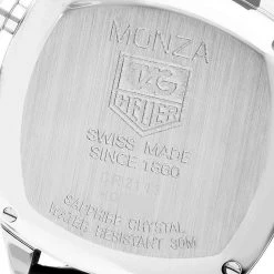 Tag Heuer Black Stainless Steel Monza Chronograph CR2113 Men's Wristwatch 37 Mm For Men -Tag Heuer Sales Shop luxury men tag heuer used watches p669359 003