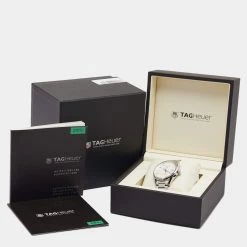 TAG Heuer Silver Stainless Steel Carrera Calibre 5 WAR211B Men's Wristwatch 39 Mm For Men 15 TAG Heuer Silver Stainless Steel Carrera Calibre 5 WAR211B Men's Wristwatch 39 Mm For Men -Tag Heuer Sales Shop luxury men tag heuer used watches p669547 001