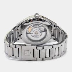 TAG Heuer Silver Stainless Steel Carrera Calibre 5 WAR211B Men's Wristwatch 39 Mm For Men 12 TAG Heuer Silver Stainless Steel Carrera Calibre 5 WAR211B Men's Wristwatch 39 Mm For Men -Tag Heuer Sales Shop luxury men tag heuer used watches p669547 002
