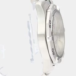 Tag Heuer Silver Stainless Steel Aquaracer Quartz WAf1112 Men's Wristwatch 39 Mm For Men 13 Tag Heuer Silver Stainless Steel Aquaracer Quartz WAf1112 Men's Wristwatch 39 Mm For Men -Tag Heuer Sales Shop luxury men tag heuer used watches p671851 007
