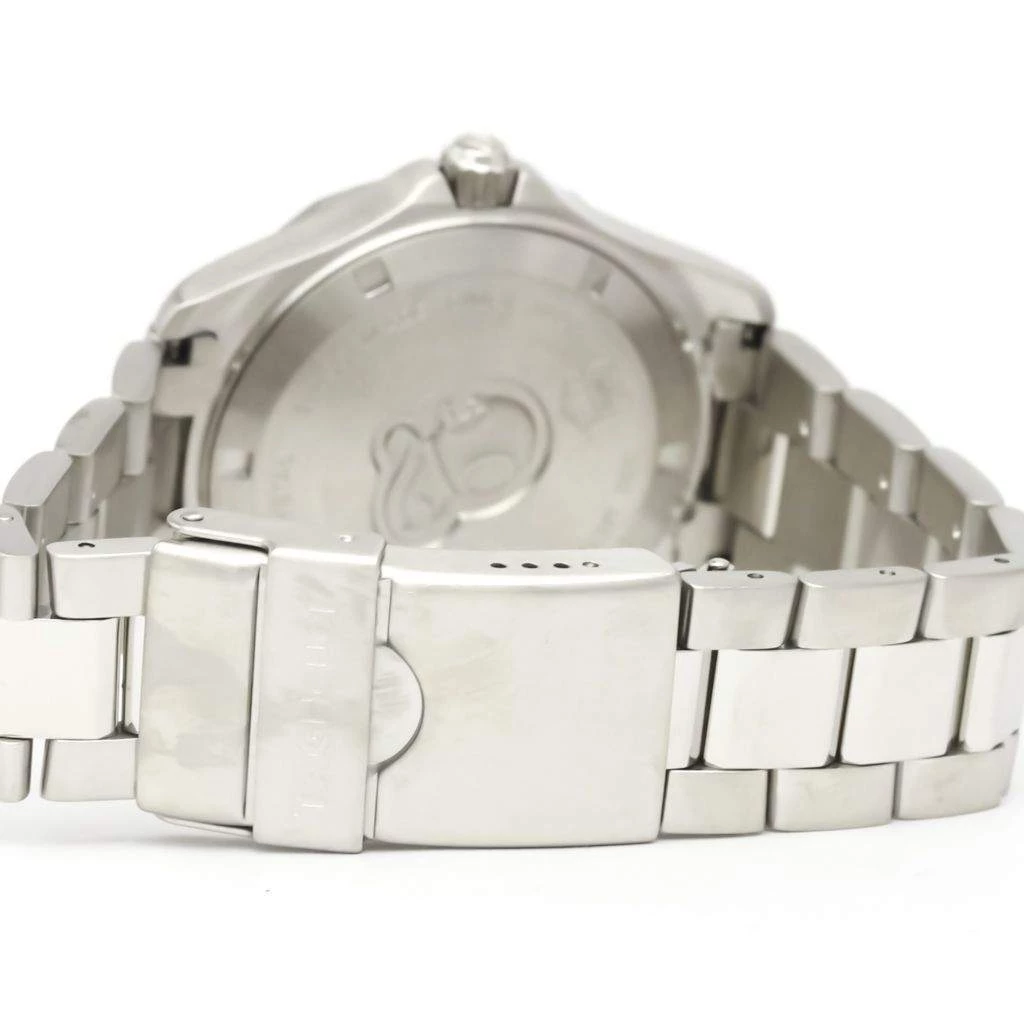 Tag Heuer Silver Stainless Steel Aquaracer Quartz WAf1112 Men's Wristwatch 39 Mm For Men 4 Tag Heuer Silver Stainless Steel Aquaracer Quartz WAf1112 Men's Wristwatch 39 Mm For Men - Image 4
