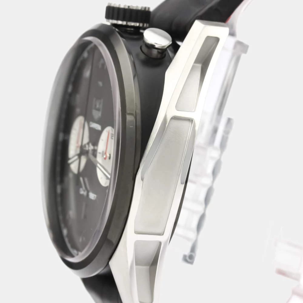 Tag Heuer Grey Stainless Steel Carrera Calibre 1887 100Th Anniversary CAR2C14 Men's Wristwatch 45 Mm For Men 5 Tag Heuer Grey Stainless Steel Carrera Calibre 1887 100Th Anniversary CAR2C14 Men's Wristwatch 45 Mm For Men - Image 5