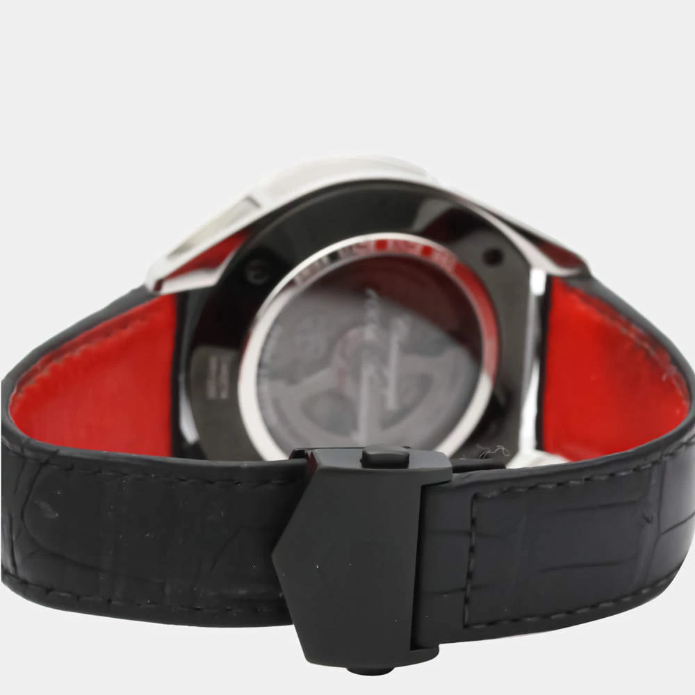 Tag Heuer Grey Stainless Steel Carrera Calibre 1887 100Th Anniversary CAR2C14 Men's Wristwatch 45 Mm For Men 4 Tag Heuer Grey Stainless Steel Carrera Calibre 1887 100Th Anniversary CAR2C14 Men's Wristwatch 45 Mm For Men - Image 4