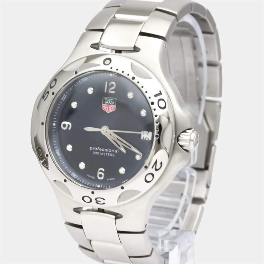 Tag Heuer Blue Stainless Steel Kirium Quartz Wl1013 Men's Wristwatch 39 Mm For Men 2 Tag Heuer Blue Stainless Steel Kirium Quartz Wl1013 Men's Wristwatch 39 Mm For Men - Image 2