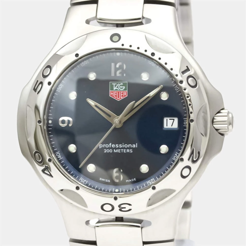 Tag Heuer Blue Stainless Steel Kirium Quartz Wl1013 Men's Wristwatch 39 Mm For Men 1 Tag Heuer Blue Stainless Steel Kirium Quartz Wl1013 Men's Wristwatch 39 Mm For Men