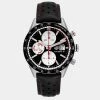 Tag Heuer Black Stainless Steel Carrera Calibre 16 Chronograph CV201AP Men's Wristwatch 41 Mm For Men