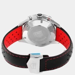 Tag Heuer Black Stainless Steel Carrera Calibre 16 Chronograph CV201AP Men's Wristwatch 41 Mm For Men -Tag Heuer Sales Shop luxury men tag heuer used watches p673309 003