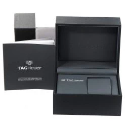 Tag Heuer Black Stainless Steel Carrera Calibre 16 Chronograph CV201AP Men's Wristwatch 41 Mm For Men -Tag Heuer Sales Shop luxury men tag heuer used watches p673309 005