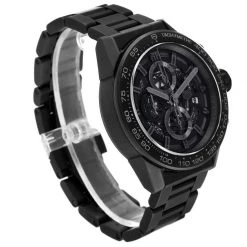 Tag Heuer Black Ceramic Carrera Calibre 01 CAR2A91 Men's Wristwatch 45 Mm For Men -Tag Heuer Sales Shop luxury men tag heuer used watches p674305 001