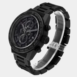 Tag Heuer Black Ceramic Carrera Calibre 01 CAR2A91 Men's Wristwatch 45 Mm For Men -Tag Heuer Sales Shop luxury men tag heuer used watches p674305 004