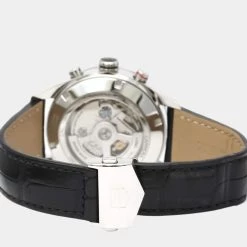 Tag Heuer Black Stainless Steel Carrera Calibre 1887 Chronograph CAR2A10 Men's Wristwatch 43 Mm For Men -Tag Heuer Sales Shop luxury men tag heuer used watches p675335 008