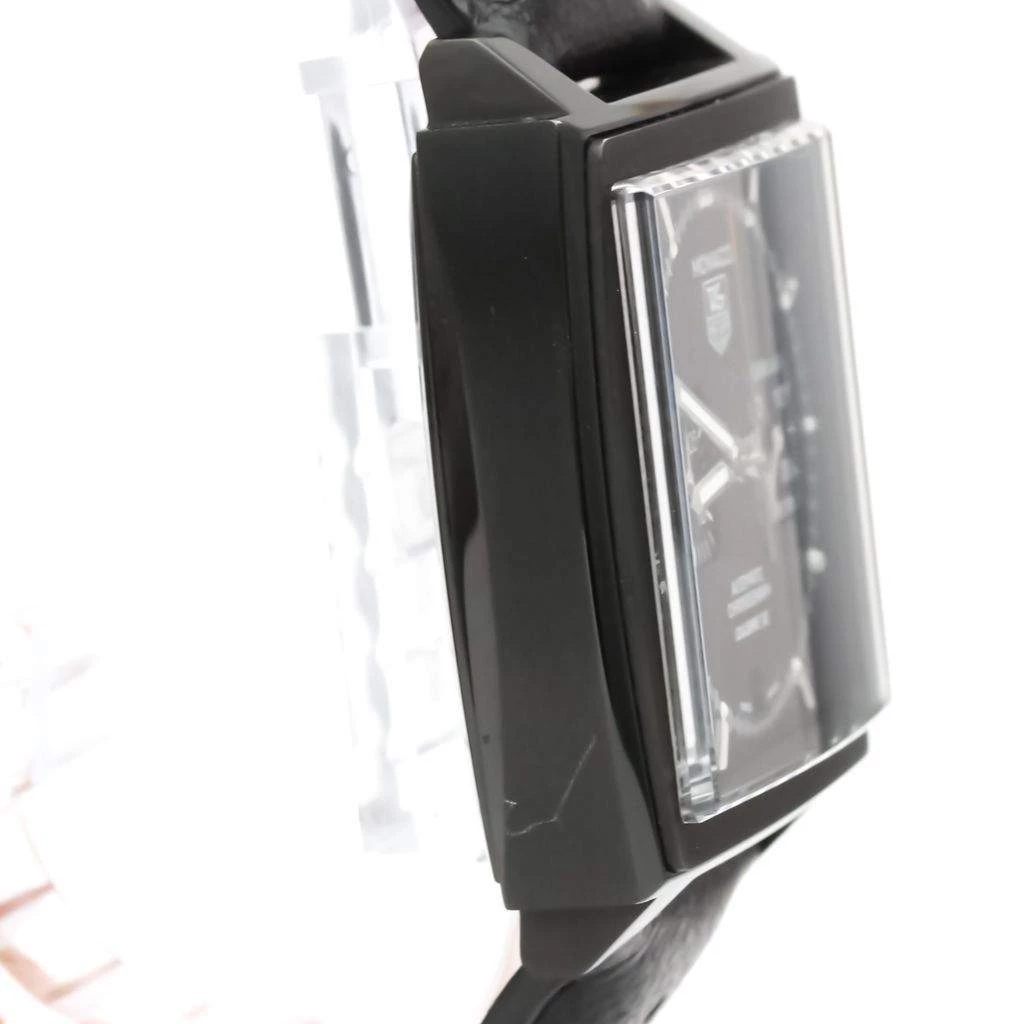 Tag Heuer Black Stainless Steel Monaco Chronograph Automatic CAW211M Men's Wristwatch 39 Mm For Men 6 Tag Heuer Black Stainless Steel Monaco Chronograph Automatic CAW211M Men's Wristwatch 39 Mm For Men - Image 6