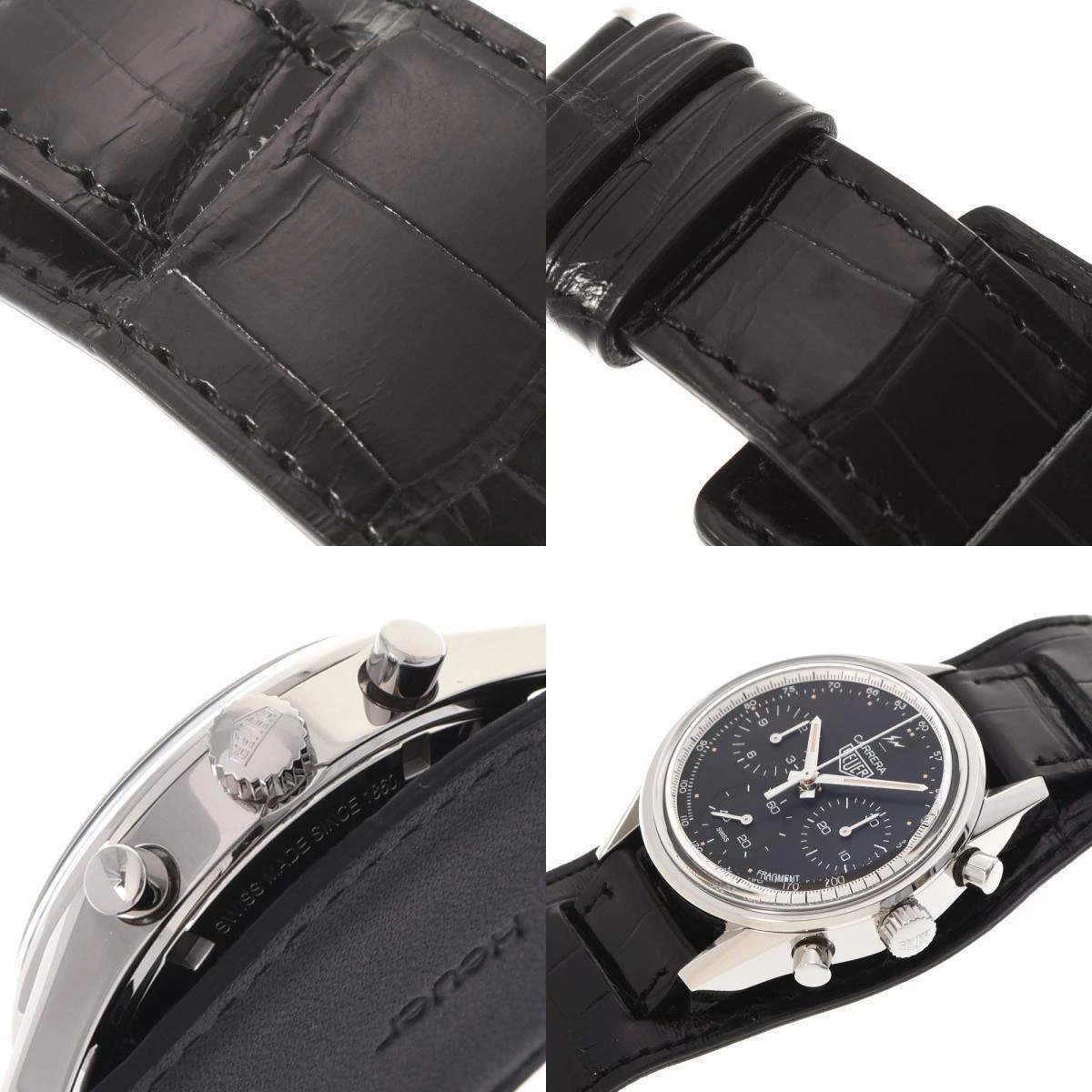 Tag Heuer Black Stainless Steel Carrera Heuer 02 CBK221A.EB0171 Men's Wristwatch 39 Mm For Men 5 Tag Heuer Black Stainless Steel Carrera Heuer 02 CBK221A.EB0171 Men's Wristwatch 39 Mm For Men - Image 5