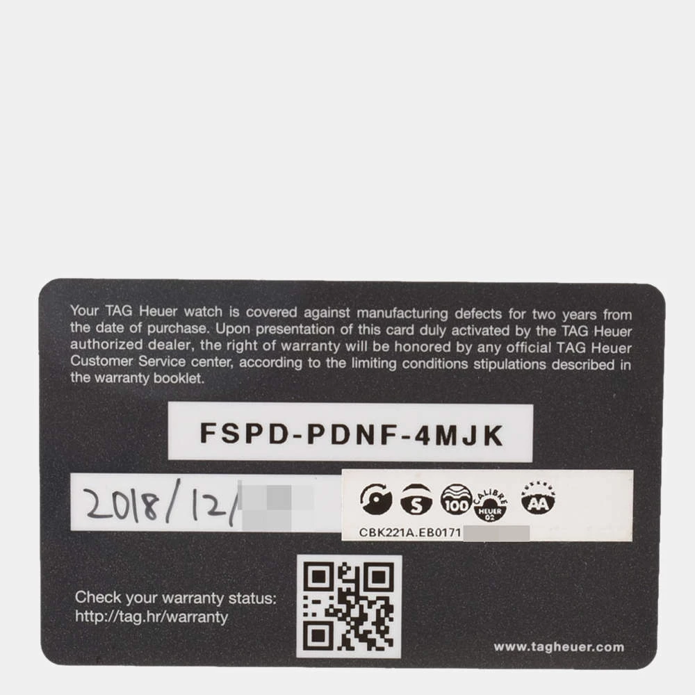 Tag Heuer Black Stainless Steel Carrera Heuer 02 CBK221A.EB0171 Men's Wristwatch 39 Mm For Men 4 Tag Heuer Black Stainless Steel Carrera Heuer 02 CBK221A.EB0171 Men's Wristwatch 39 Mm For Men - Image 4