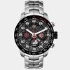 Tag Heuer Grey Stainless Steel Carrera Senna Special Edition Chronograph CBG2013 Men's Wristwatch 43 Mm For Men