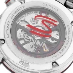 Tag Heuer Grey Stainless Steel Carrera Senna Special Edition Chronograph CBG2013 Men's Wristwatch 43 Mm For Men 15 Tag Heuer Grey Stainless Steel Carrera Senna Special Edition Chronograph CBG2013 Men's Wristwatch 43 Mm For Men -Tag Heuer Sales Shop luxury men tag heuer used watches p678552 003