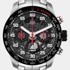 Tag Heuer Grey Stainless Steel Carrera Senna Special Edition Chronograph CBG2013 Men's Wristwatch 43 Mm For Men 11 Tag Heuer Grey Stainless Steel Carrera Senna Special Edition Chronograph CBG2013 Men's Wristwatch 43 Mm For Men -Tag Heuer Sales Shop luxury men tag heuer used watches p678552 004