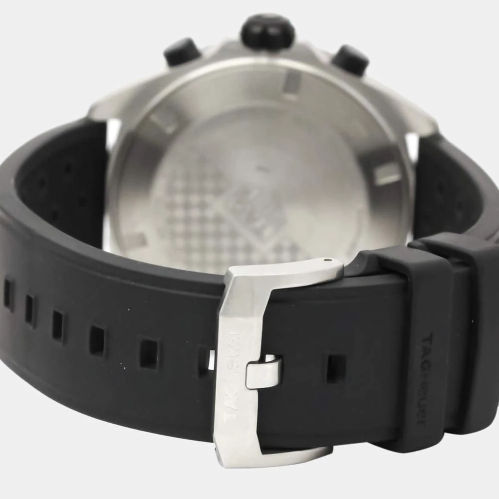 Tag Heuer Black Stainless Steel Formula 1 Chronograph Quartz CAZ1010 Men's Wristwatch 43 Mm For Men 4 Tag Heuer Black Stainless Steel Formula 1 Chronograph Quartz CAZ1010 Men's Wristwatch 43 Mm For Men - Image 4