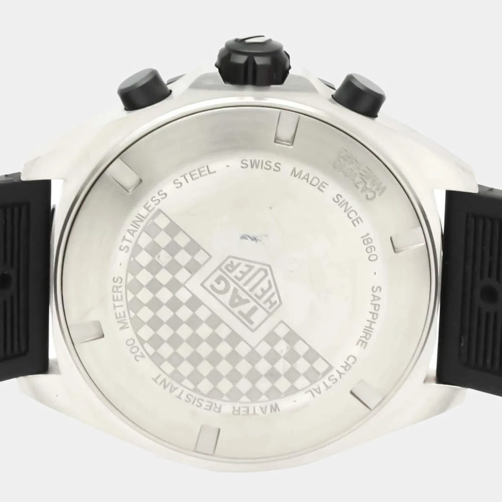 Tag Heuer Black Stainless Steel Formula 1 Chronograph Quartz CAZ1010 Men's Wristwatch 43 Mm For Men 3 Tag Heuer Black Stainless Steel Formula 1 Chronograph Quartz CAZ1010 Men's Wristwatch 43 Mm For Men - Image 3