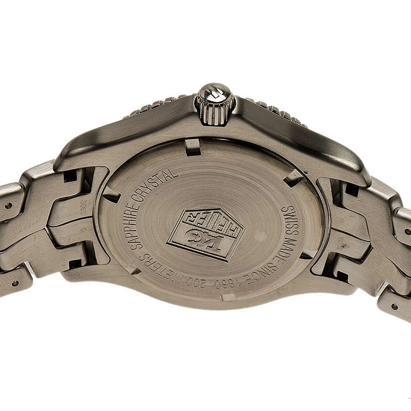 Tag Heuer Blue Stainless Steel Link Men's Wristwatch 39MM For Men 4 Tag Heuer Blue Stainless Steel Link Men's Wristwatch 39MM For Men - Image 4