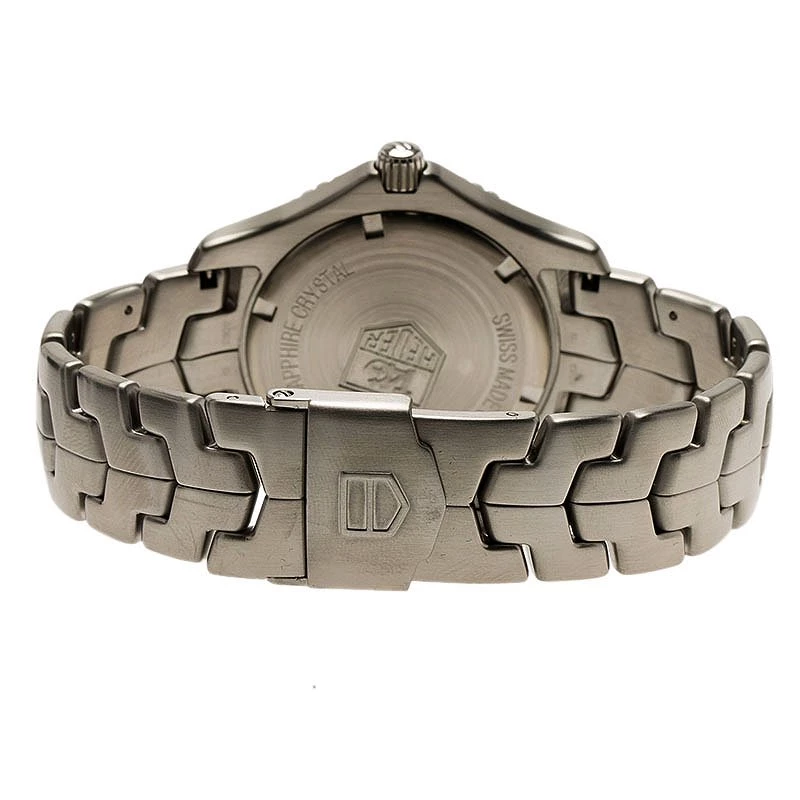 Tag Heuer Blue Stainless Steel Link Men's Wristwatch 39MM For Men 5 Tag Heuer Blue Stainless Steel Link Men's Wristwatch 39MM For Men - Image 5