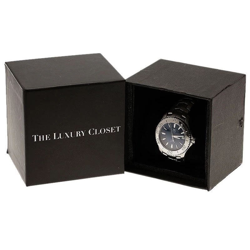 Tag Heuer Blue Stainless Steel Link Men's Wristwatch 39MM For Men 6 Tag Heuer Blue Stainless Steel Link Men's Wristwatch 39MM For Men - Image 6