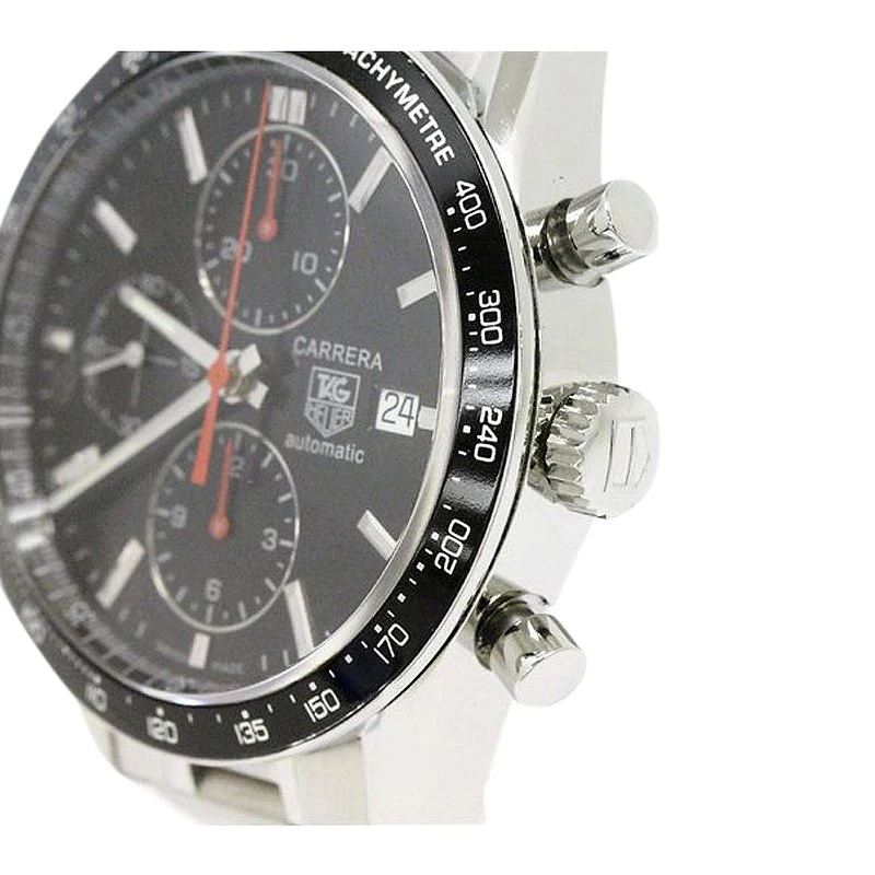 Tag Heuer Black Stainless Steel Limited Edition Lewis Hamilton Carrera Men's Wristwatch 41MM For Men 2 Tag Heuer Black Stainless Steel Limited Edition Lewis Hamilton Carrera Men's Wristwatch 41MM For Men - Image 2