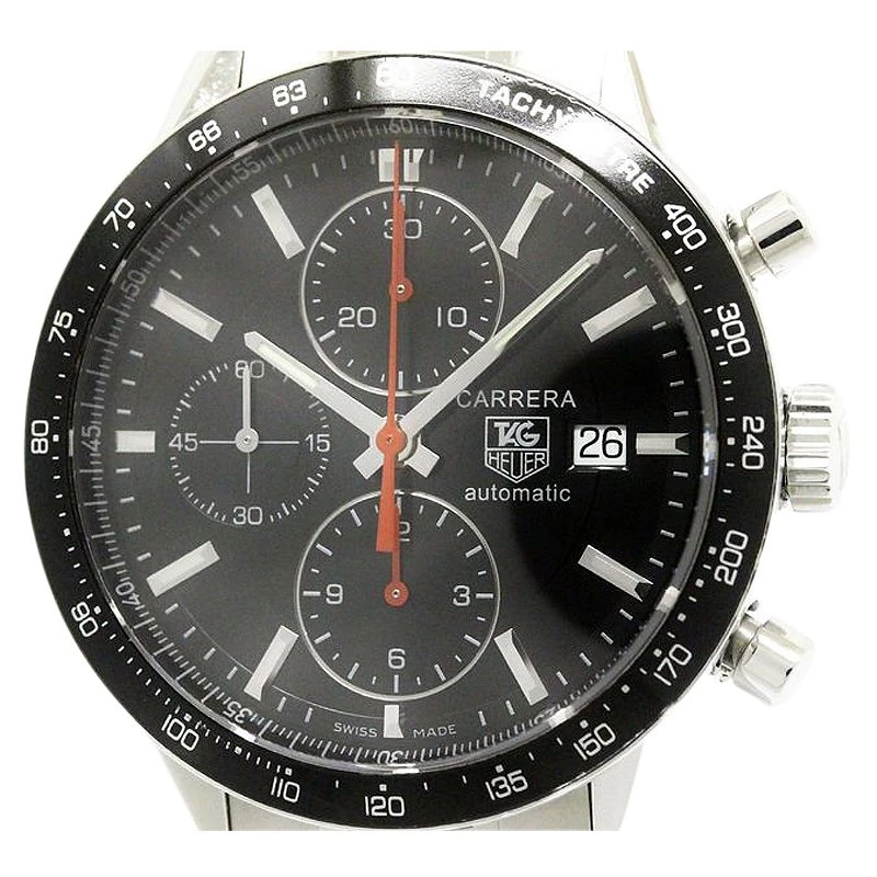 Tag Heuer Black Stainless Steel Limited Edition Lewis Hamilton Carrera Men's Wristwatch 41MM For Men 3 Tag Heuer Black Stainless Steel Limited Edition Lewis Hamilton Carrera Men's Wristwatch 41MM For Men - Image 3