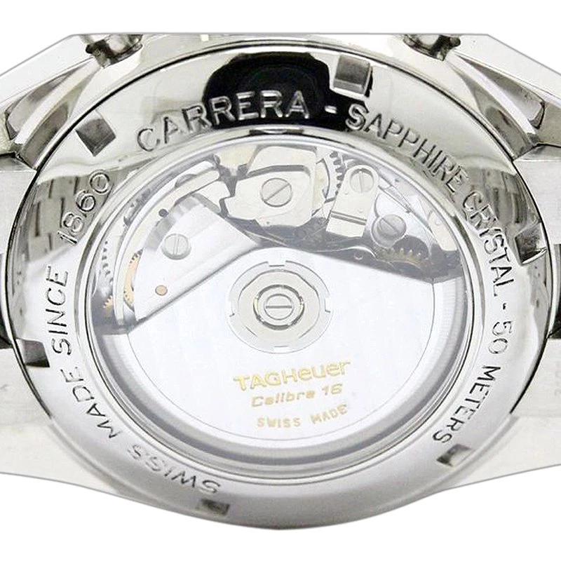 Tag Heuer Black Stainless Steel Limited Edition Lewis Hamilton Carrera Men's Wristwatch 41MM For Men 4 Tag Heuer Black Stainless Steel Limited Edition Lewis Hamilton Carrera Men's Wristwatch 41MM For Men - Image 4