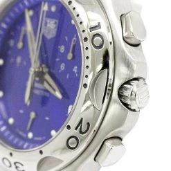 Tag Heuer Blue Stainless Steel Kirium Men's Wristwatch 39MM For Men -Tag Heuer Sales Shop luxury men tag heuer used watches p74966 0002