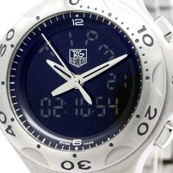 Tag Heuer Black Stainless Steel Kirium Men's Wristwatch 39MM For Men -Tag Heuer Sales Shop luxury men tag heuer used watches p86967 003