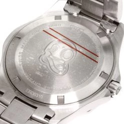 Tag Heuer Black Stainless Steel Aquaracer Men's Wristwatch 40MM For Men -Tag Heuer Sales Shop luxury men tag heuer used watches p94753 0004