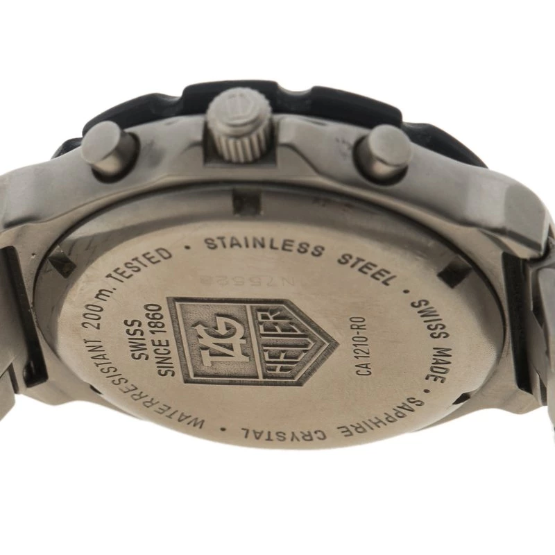 Tag Heuer Blue Stainless Steel Formula One CA1210-RO Men's Wristwatch 37MM For Men 3 Tag Heuer Blue Stainless Steel Formula One CA1210-RO Men's Wristwatch 37MM For Men - Image 3