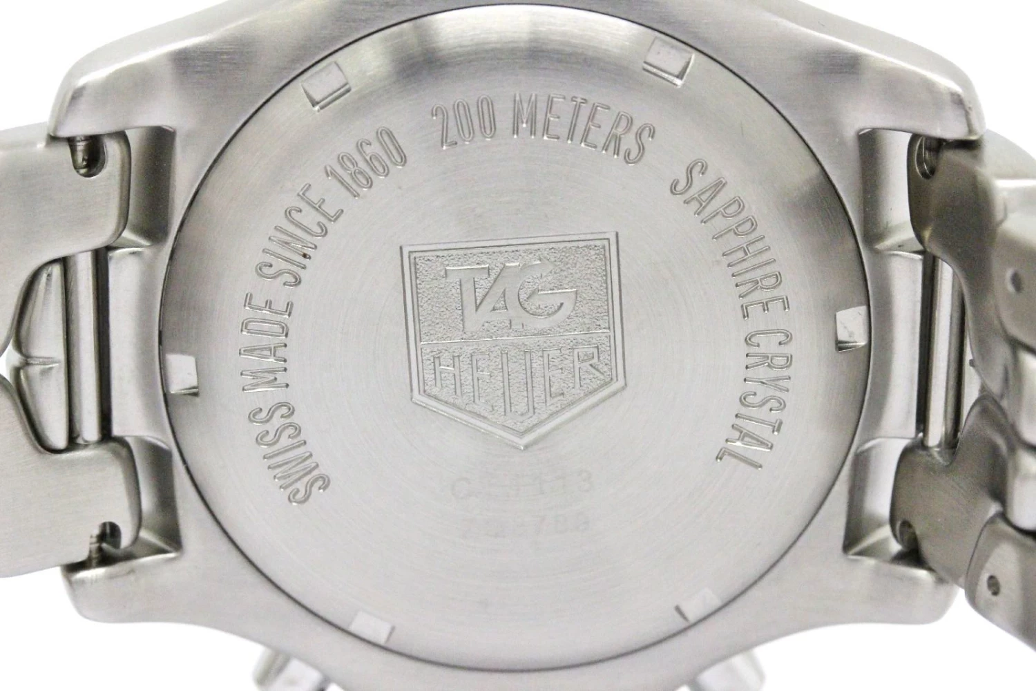 Tag Heuer Black Stainless Steel Searacer Men's Wristwatch 41MM For Men 4 Tag Heuer Black Stainless Steel Searacer Men's Wristwatch 41MM For Men - Image 4