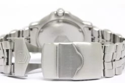 Tag Heuer Blue Stainless Steel 6000 Series Men's Wristwatch 38MM For Men -Tag Heuer Sales Shop luxury men tag heuer used watches p98427 005