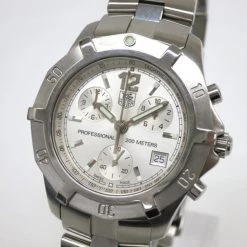 Tag Heuer 2000 Exclusive Wristwatch SS Silver Mens For Uncategorized